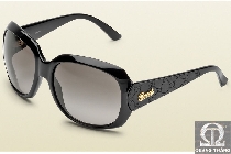 Gucci GG 3622S Rectangle Black Brown Sunglasses